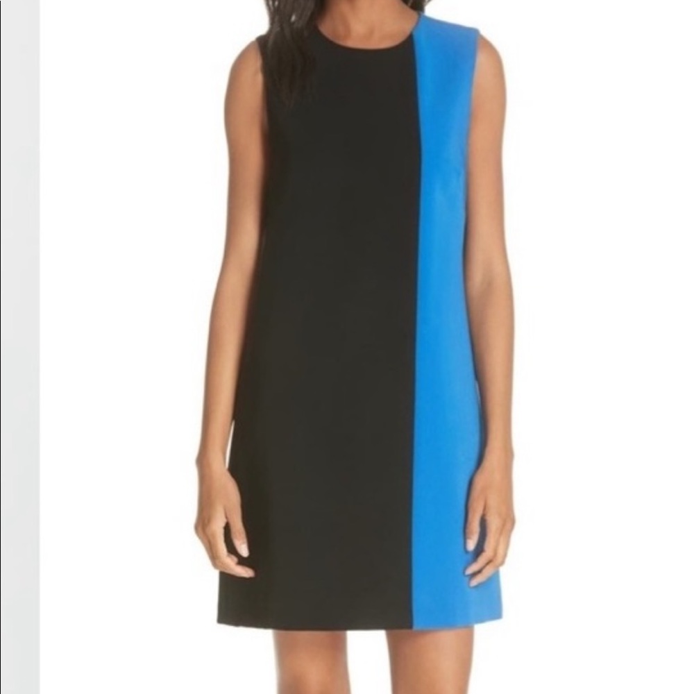 Alice + Olivia black and blue dress